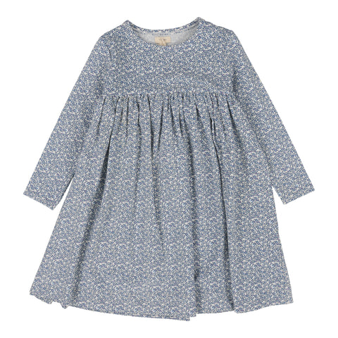 Lil Legs white poppy floral dress long sleeve from our Printed Weekday Collection.