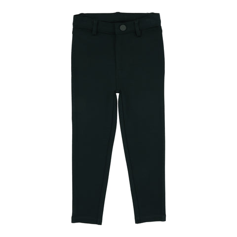 Lil Legs Knit Pants Without Seam - Hunter Green