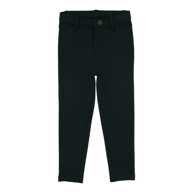 Lil Legs Knit Pants Without Seam - Hunter Green