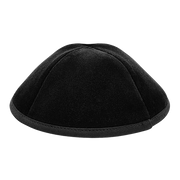 Keter Velvet Yarmulka Classic 4-Part With Rim SCV36