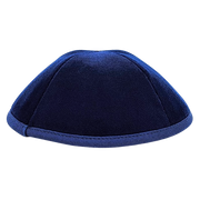 Keter Velvet Yarmulka Classic 4-Part With Rim SCV36