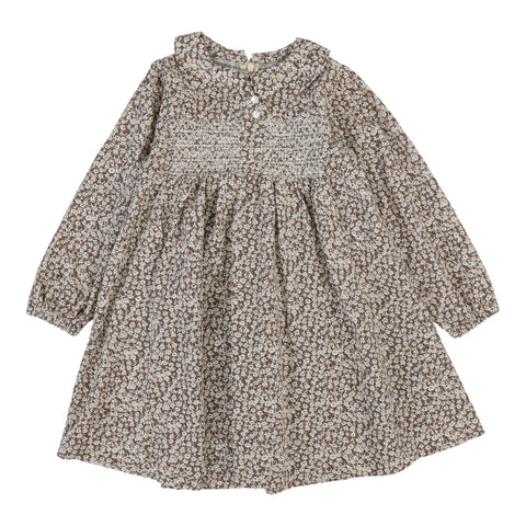 Analogie Daisy Floral Dress - Dusty Pink