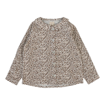 Analogie Daisy Floral Blouse - Dusty Pink