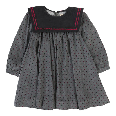 Analogie Primrose Dress - Pale Grey