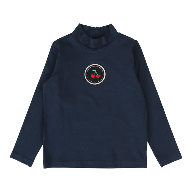 Analogie Detail Mockneck - Navy