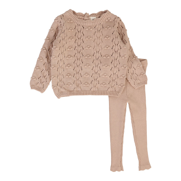 Analogie Knit Set - Dusty Pink