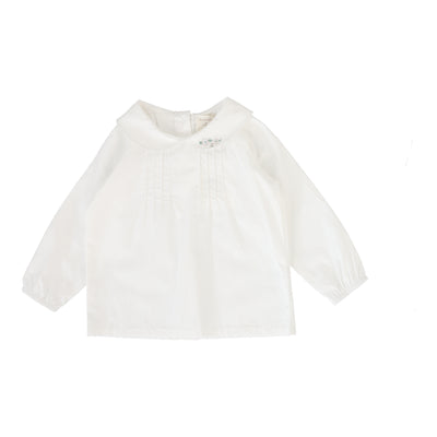 Analogie Toddler Girls Blouse - Winter White