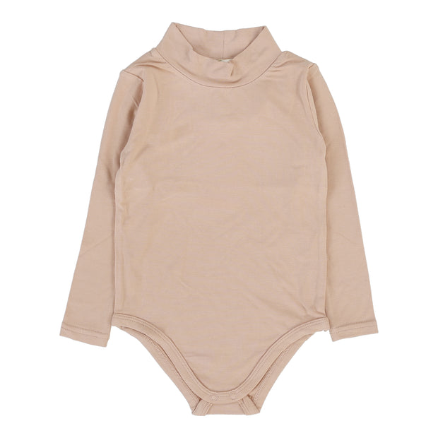 Lil Legs Bamboo Mockneck Onesie - Dusty Pink