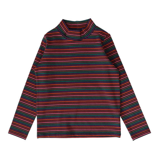 Lil Legs Multi Striped Mockneck - Multi Stripe