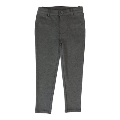 Lil Legs Knit Pants Without Seam - Mid Grey