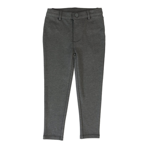 Lil Legs Knit Pants Without Seam - Mid Grey