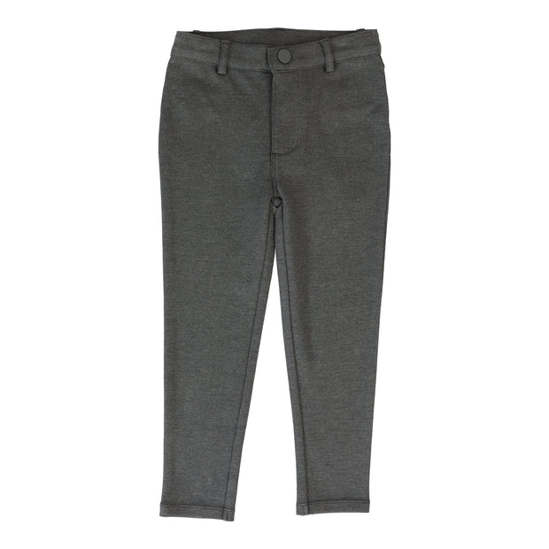 Lil Legs Knit Pants Without Seam - Mid Grey