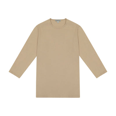 PB&J Ladies Cotton 3/4 Sleeve Shell - Tan