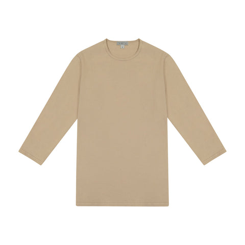 PB&J Ladies Cotton 3/4 Sleeve Shell - Tan