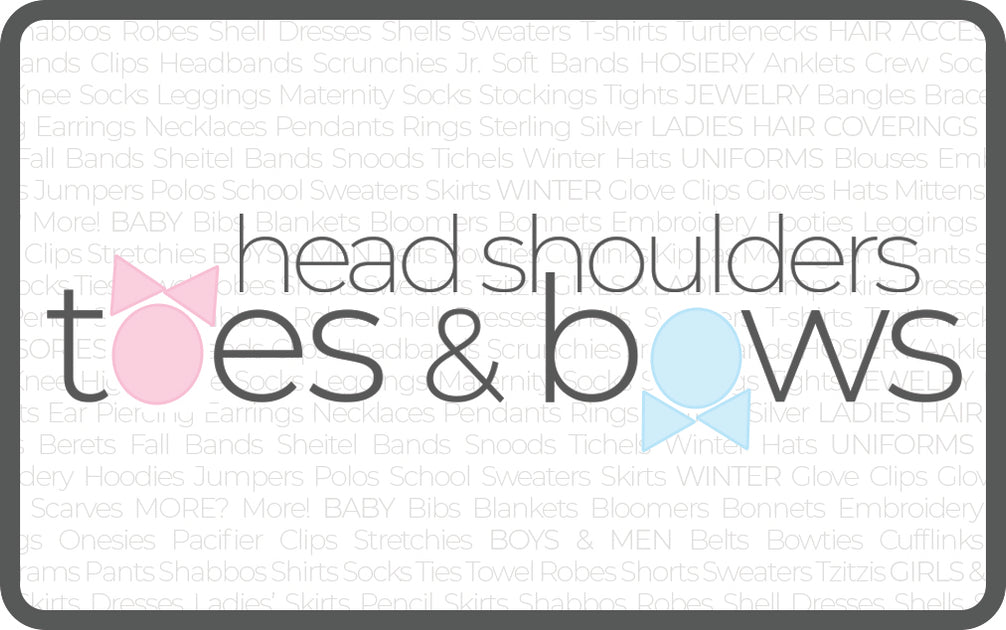 Head Shoulders Toes and Bows Head Shoulders Toes & Bows