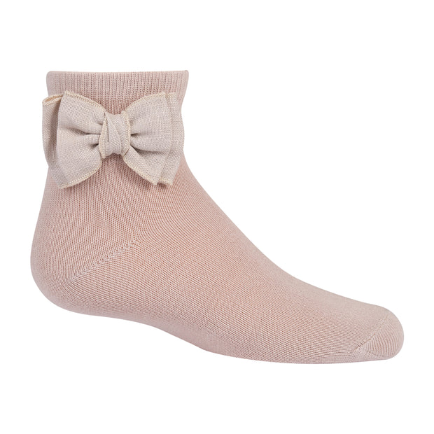 Zubii Linen Bow Anklets (203) - Sand (305)