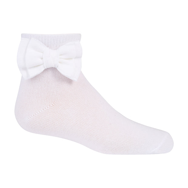 Zubii Linen Bow Anklets (203) - White (5)