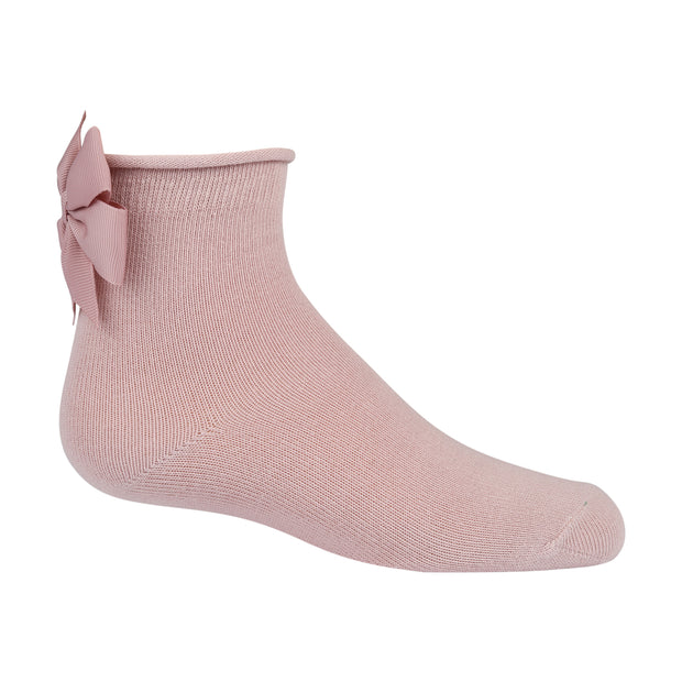 Zubii Rollover Grossgrain Anklets (273) - Dusty Pink (202)