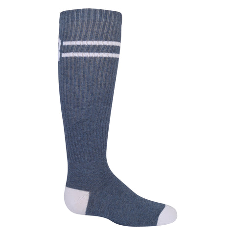 Zubii Number Sports Knee Socks (424) - Denim (250)