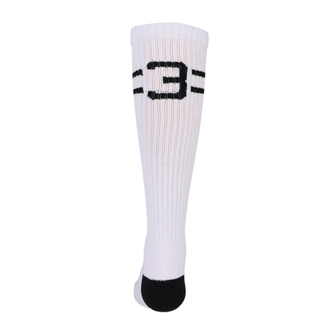 Zubii Number Sports Knee Socks (424) - White (5)