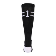 Zubii Number Sports Knee Socks (424) - Black (9)