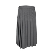 Betty Z Ladies Sewn Down Skirt - Gray Wool