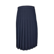 Betty Z Ladies Sewn Down Skirt - Navy Wool