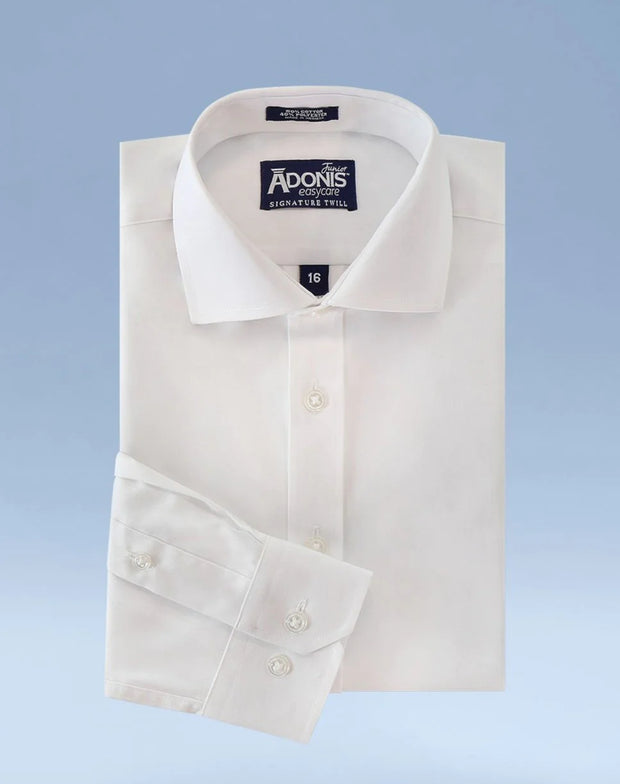 Adonis Signature Twill Easy Care Boys Dress Shirt - Short Sleeve