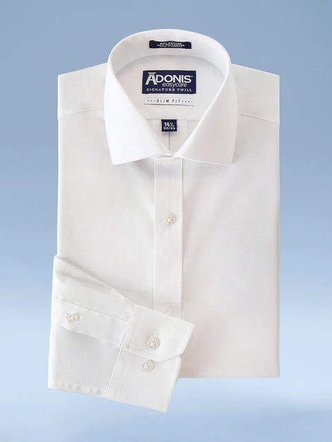 Adonis Signature Twill Easy Care Men's Dress Shirt - Long Sleeve
