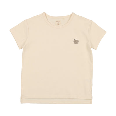 Analogie Apple Boxy T-Shirt - Tan