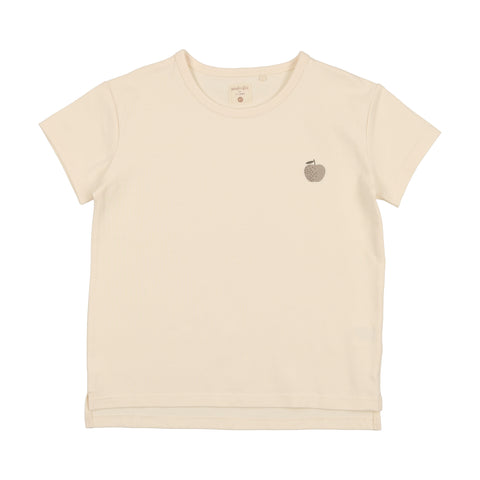 Analogie Apple Boxy T-Shirt - Tan