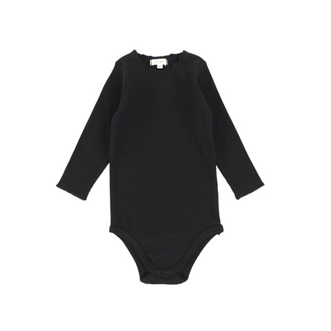 Lil Legs Crewneck Onesie - Black