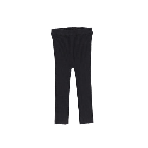 Lil Legs Knit Leggings - Black