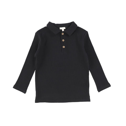 Lil Legs Boys Polo - Black