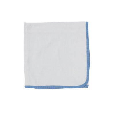 Lil Legs Contrast Edge Blanket - Blue/Royal