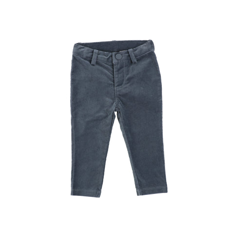 Analogie Velvet Pants - Blue/Grey