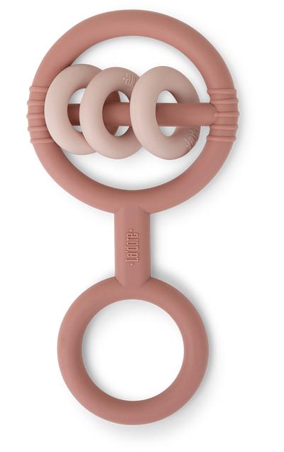 Adora Baby Rattle Teether - Rosewood