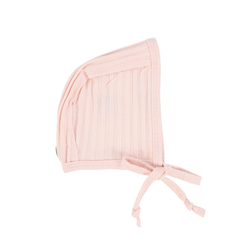 Analogie Wide Rib Bonnet - Baby Pink