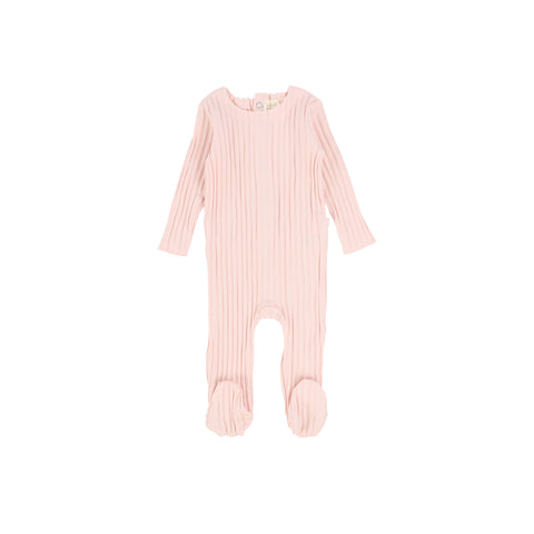 Analogie Wide Rib Footie - Baby Pink