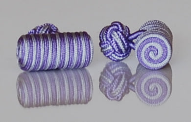 Light Purple & Light Gray Silk Barrels