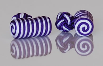 Purple & White Silk Barrels