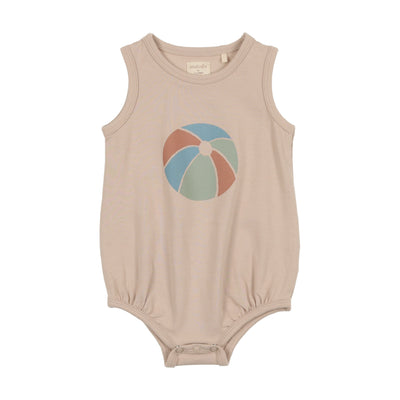 Analogie Summer Print Romper - Beachball