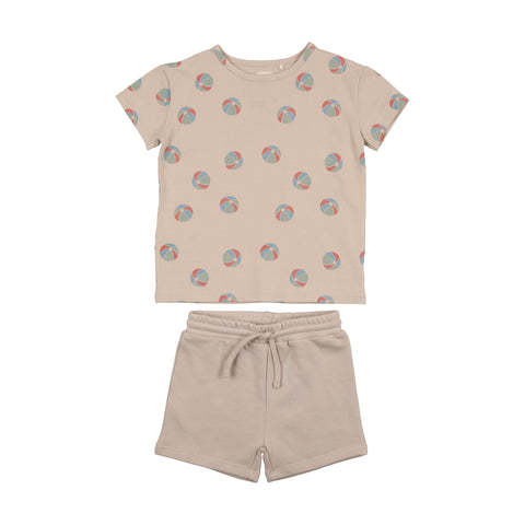 Analogie Summer Print Toddler Set - Beachball