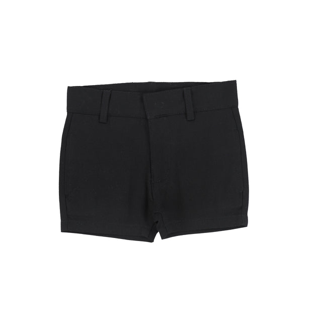 Lil Legs Boys Dress Shorts - Black