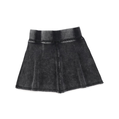 Analogie Denim Wash Skirt - Black Wash