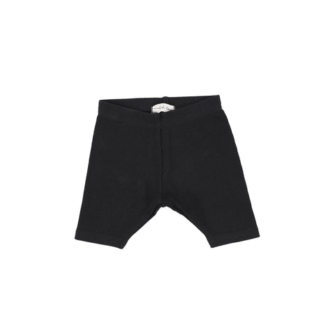 Lil Legs Ribbed Shorts - Black