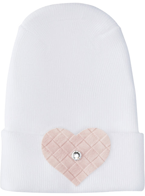 Adora Hospital Hat Baby Gift - Blush Heart