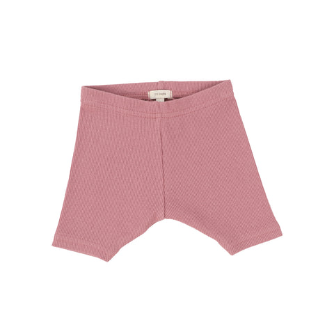 Lil Legs Ribbed Shorts - Blush