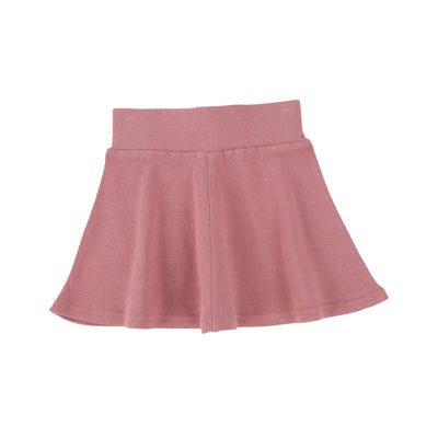 Lil Legs Ribbed Skirt - Blush