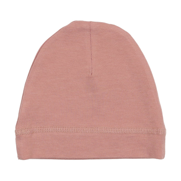 Lilette Brushed Cotton Beanie - Berry Pink